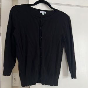 Black cardigan. Size small
